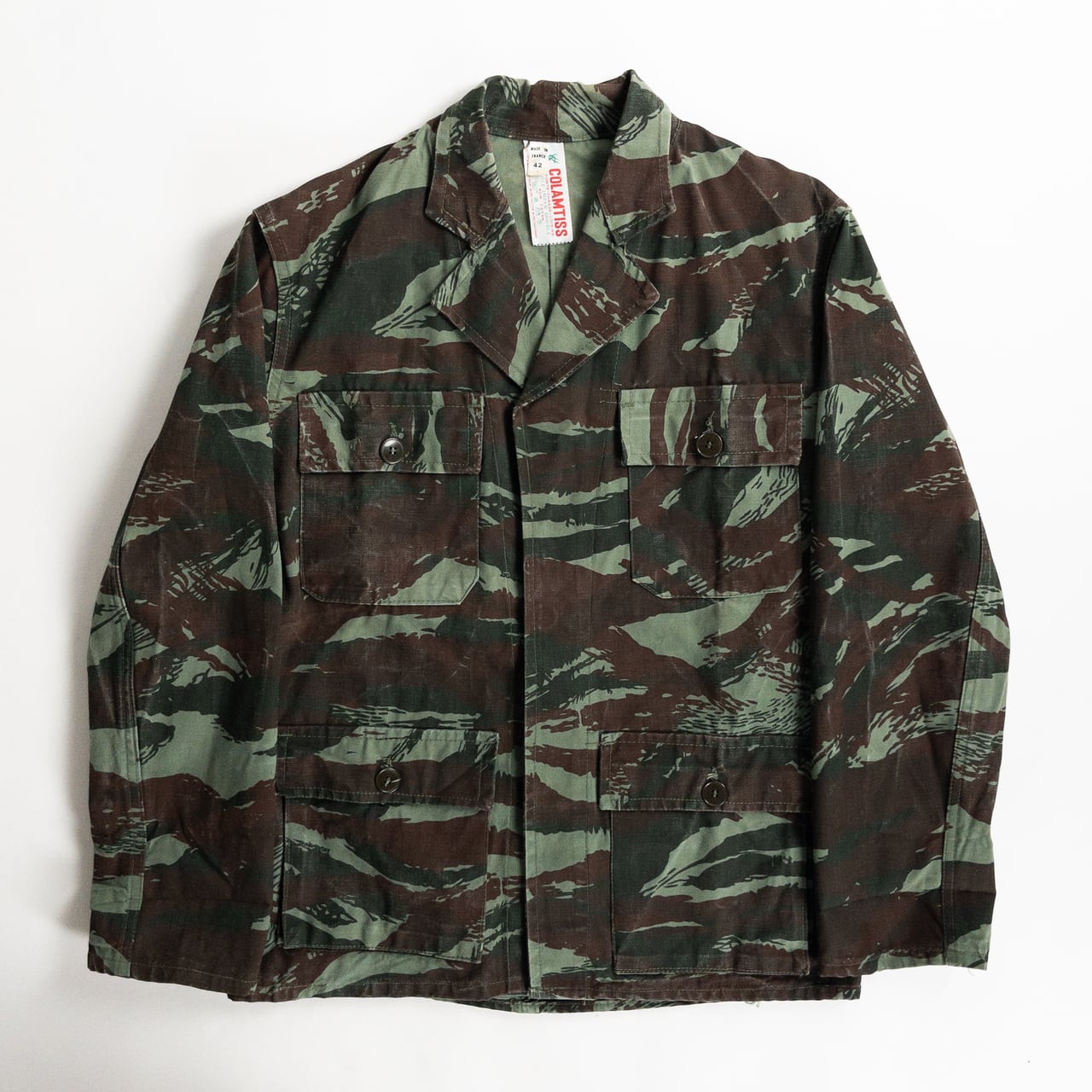 1970s "COLAMTISS" French Lizard Camo Hunting Jacket