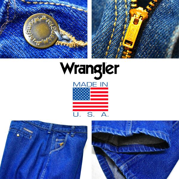 1点物◇ビンテージ90sラングラーUSA製ワイドテーパードジーンズ古着  