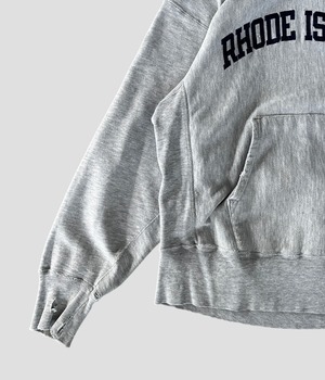 -Champion- Vintage 80s M RHODE ISLAND Reverse Weave Hoodie made in USA