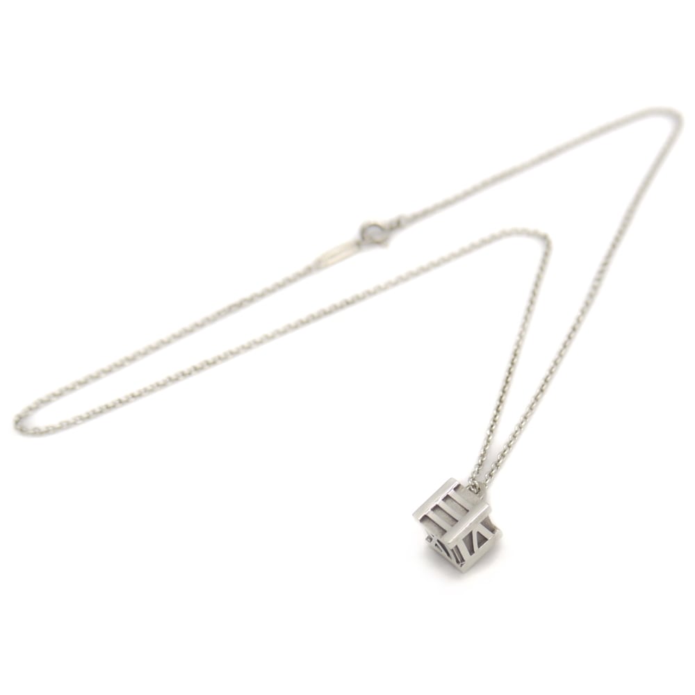 TIFFANY & Co. ティファニー アトラス キューブ ペンダント ネックレス