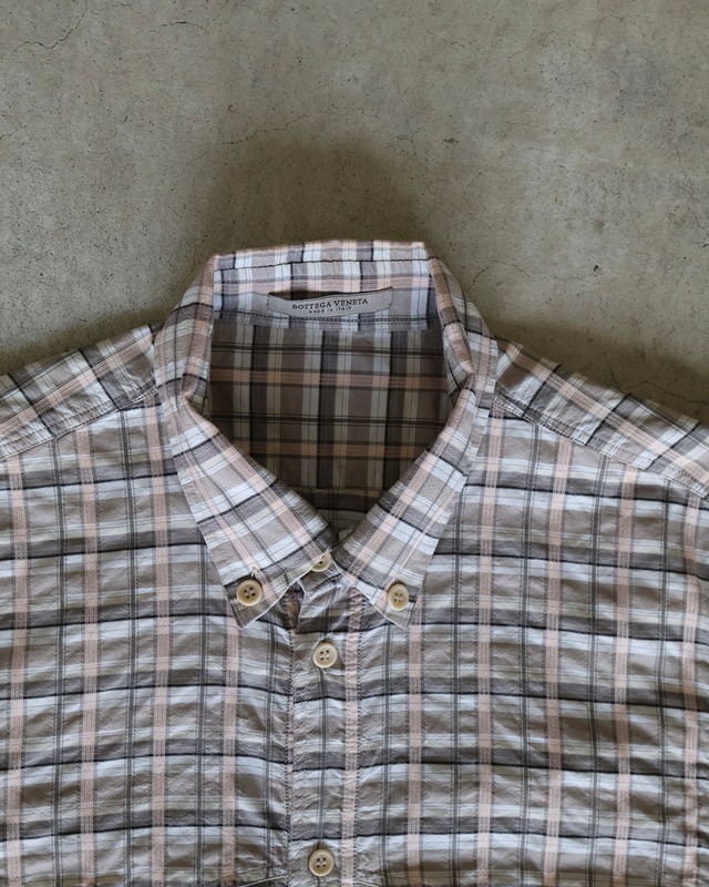 【BOTTEGA VENETA】BD check shirt
