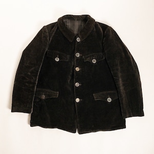1920-30s "Adolphe Lafont" Brown Heavy Corduroy Hunting Jacket