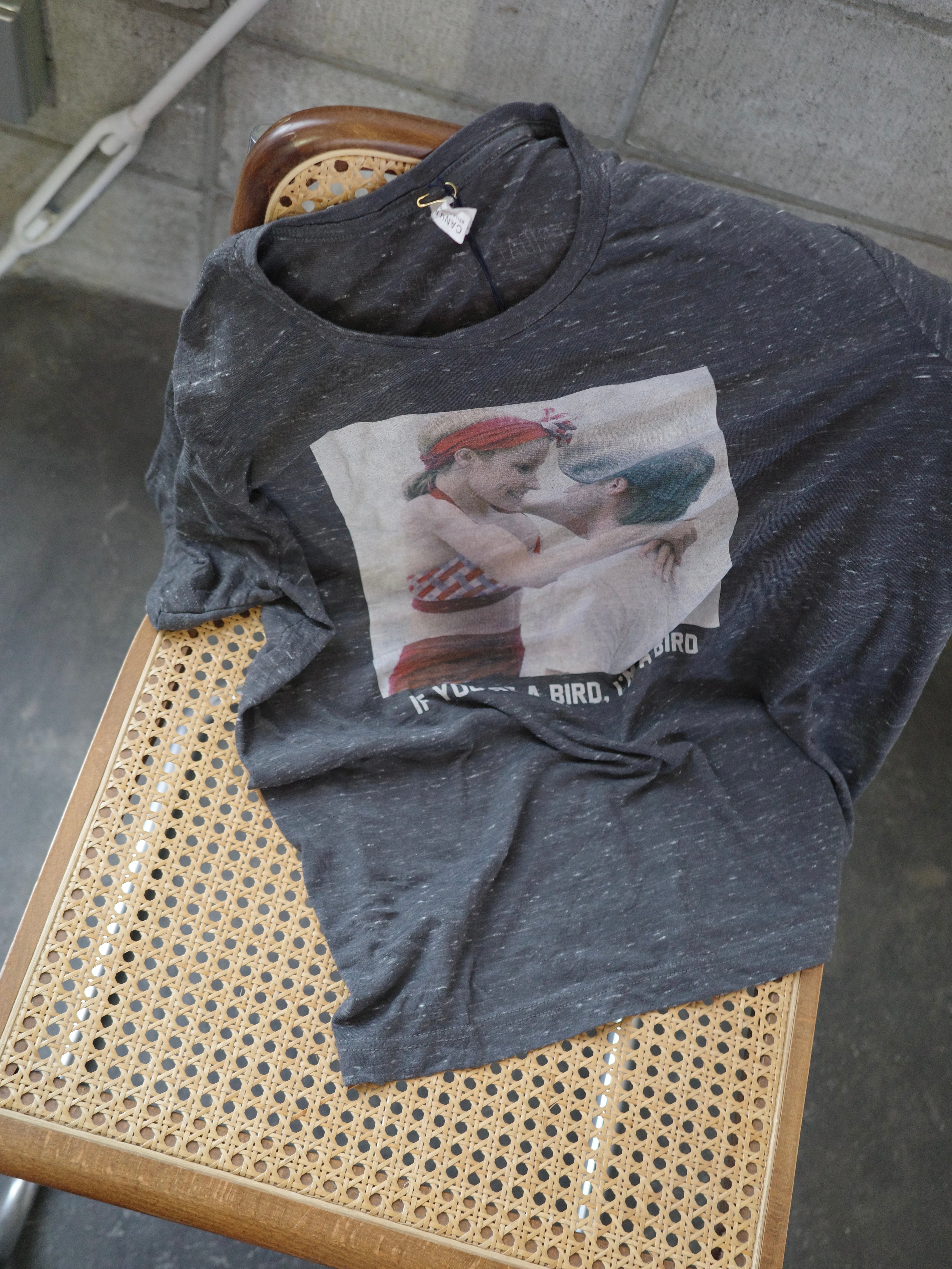 <vintage>marbling photo Tshirt