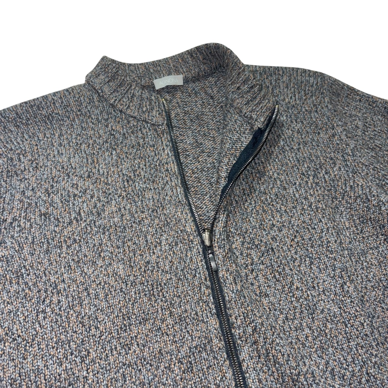 vintage AGNONA “pure cashmere” knit jacket
