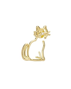 【ALIITA】 MIAU ダイヤモンド ピアス　シングル