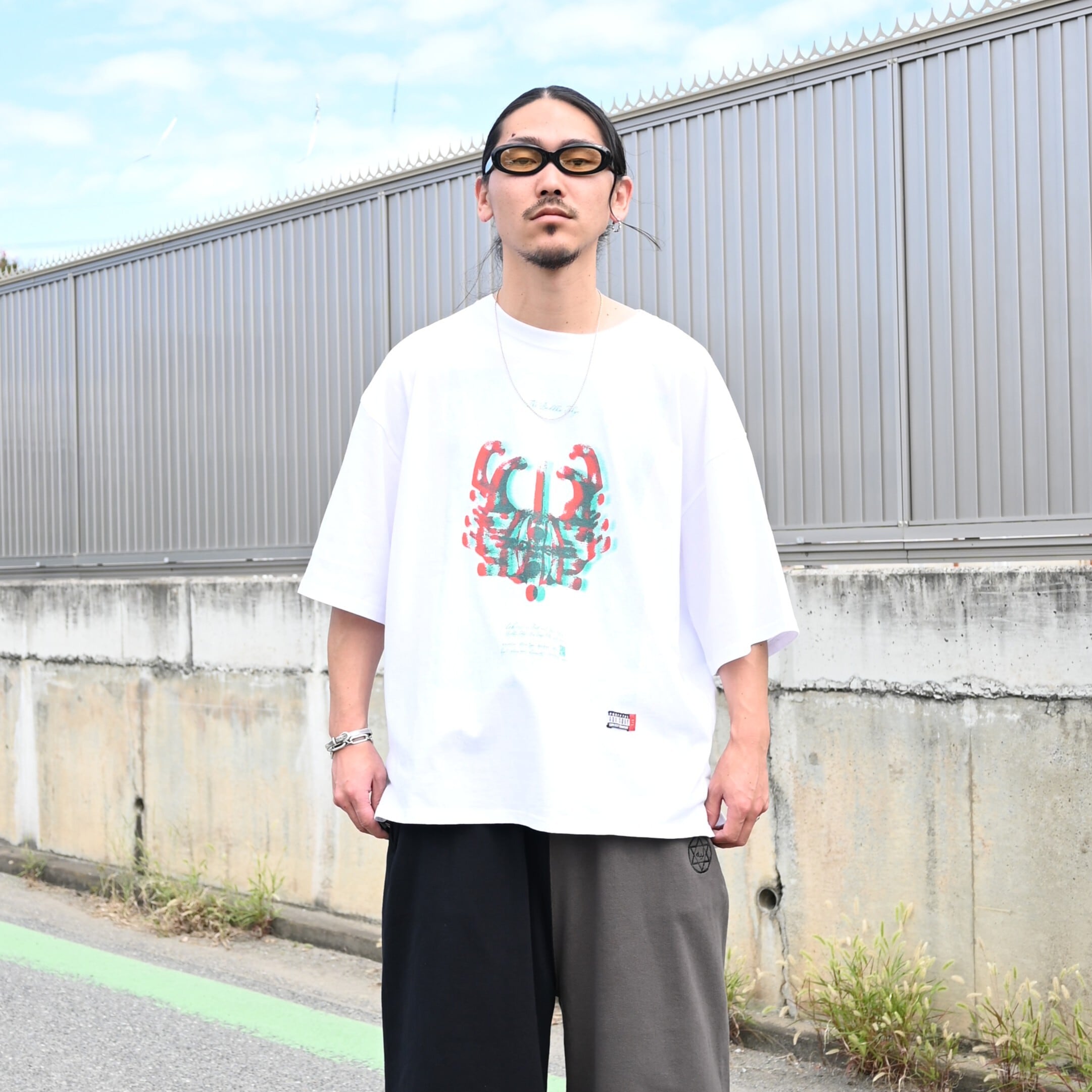 INTERIM / EXTRA FINE MERINO WOOL JERSEY HENRY OVER S/S TEE | GANKO