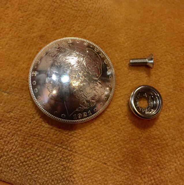 Silver Concho “One Dollar 1921” | BomCouro