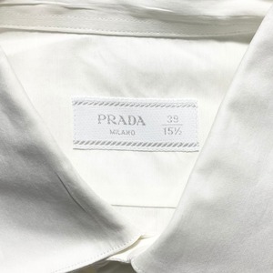 PRADA white stretch shirt