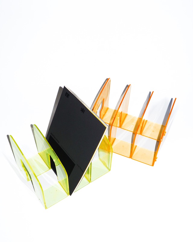 kokuyo Orange & Yellow-Green File Stand
