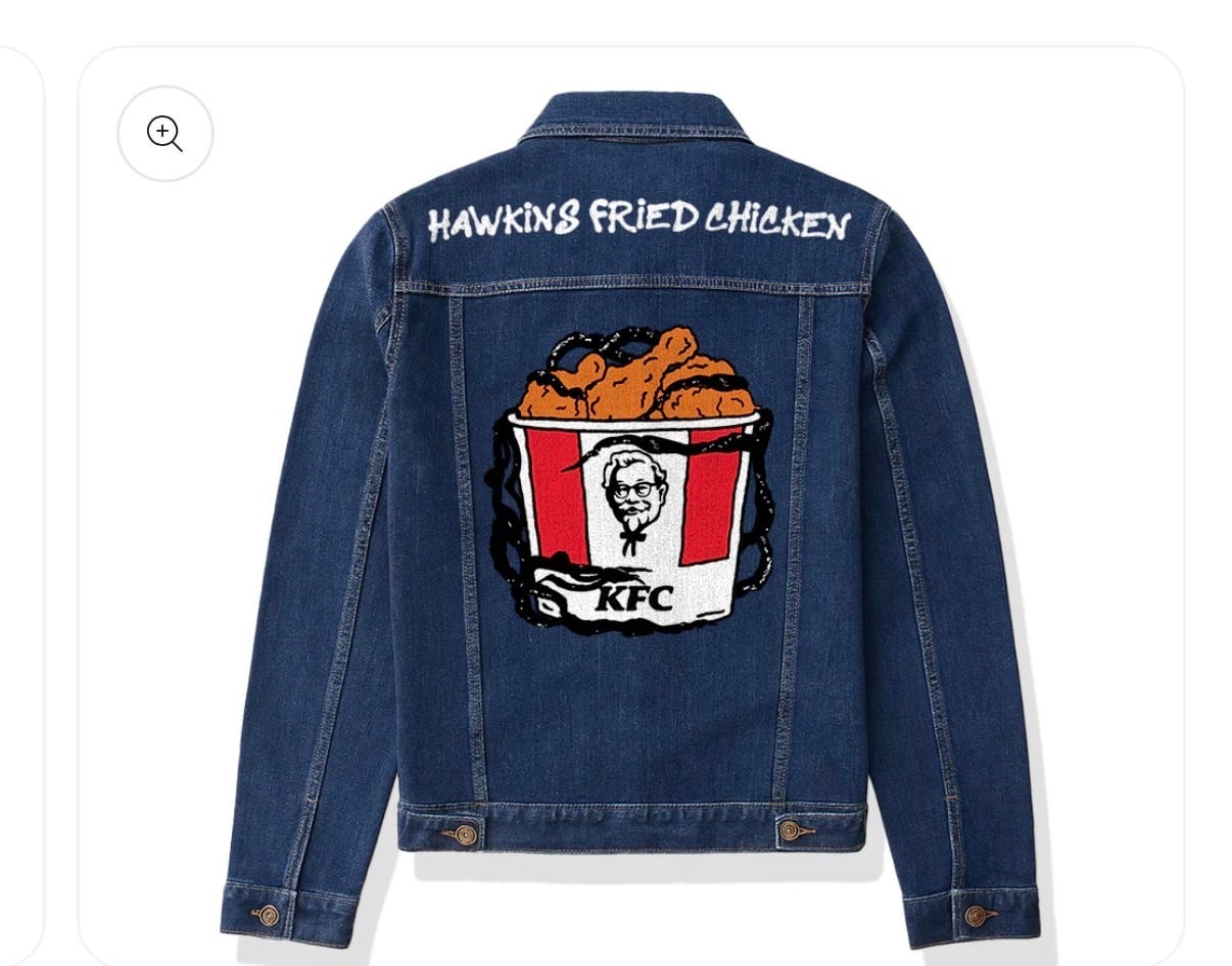 KFC Korea ストレンジャーシングスコラボ デニムジャケット | kpkpkp14