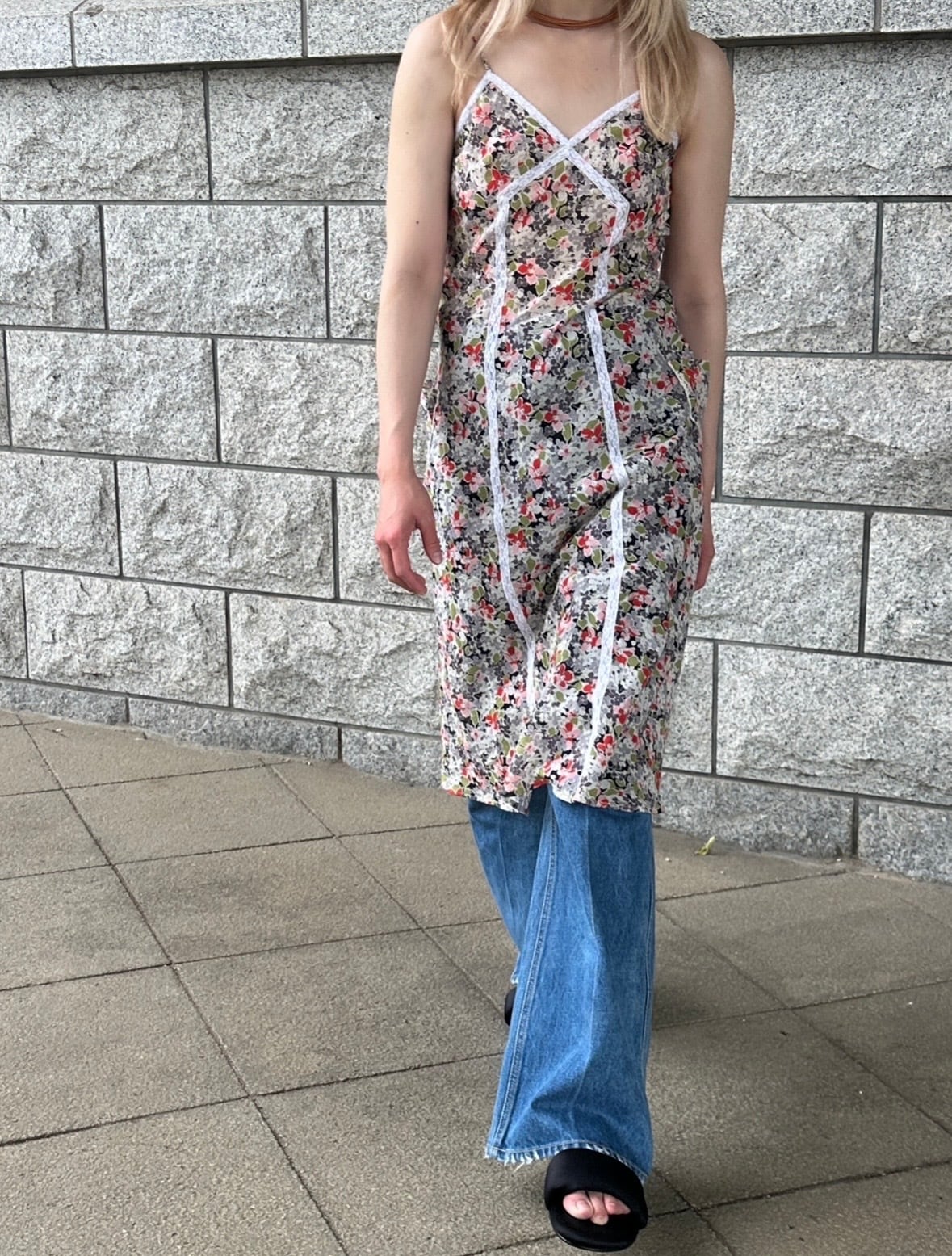 FUMIKA_UCHIDA  [FLORAL VOILE SLIP DRESS]