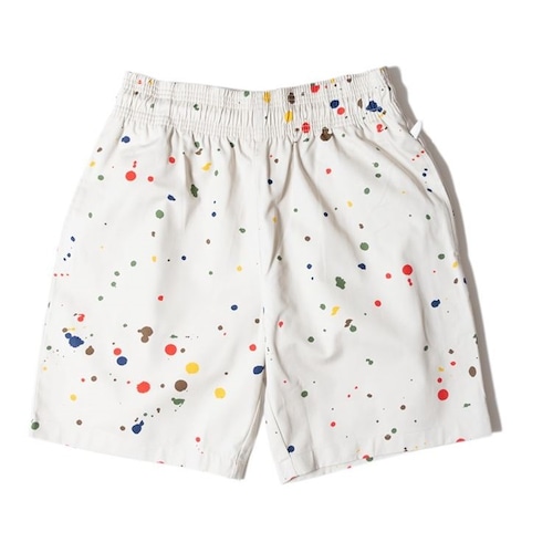 COOKMAN (クックマン) Chef Short Pants Sauce Splash (シェフショートパンツ ソース スプラッシュ ) ベージュ  231-03824