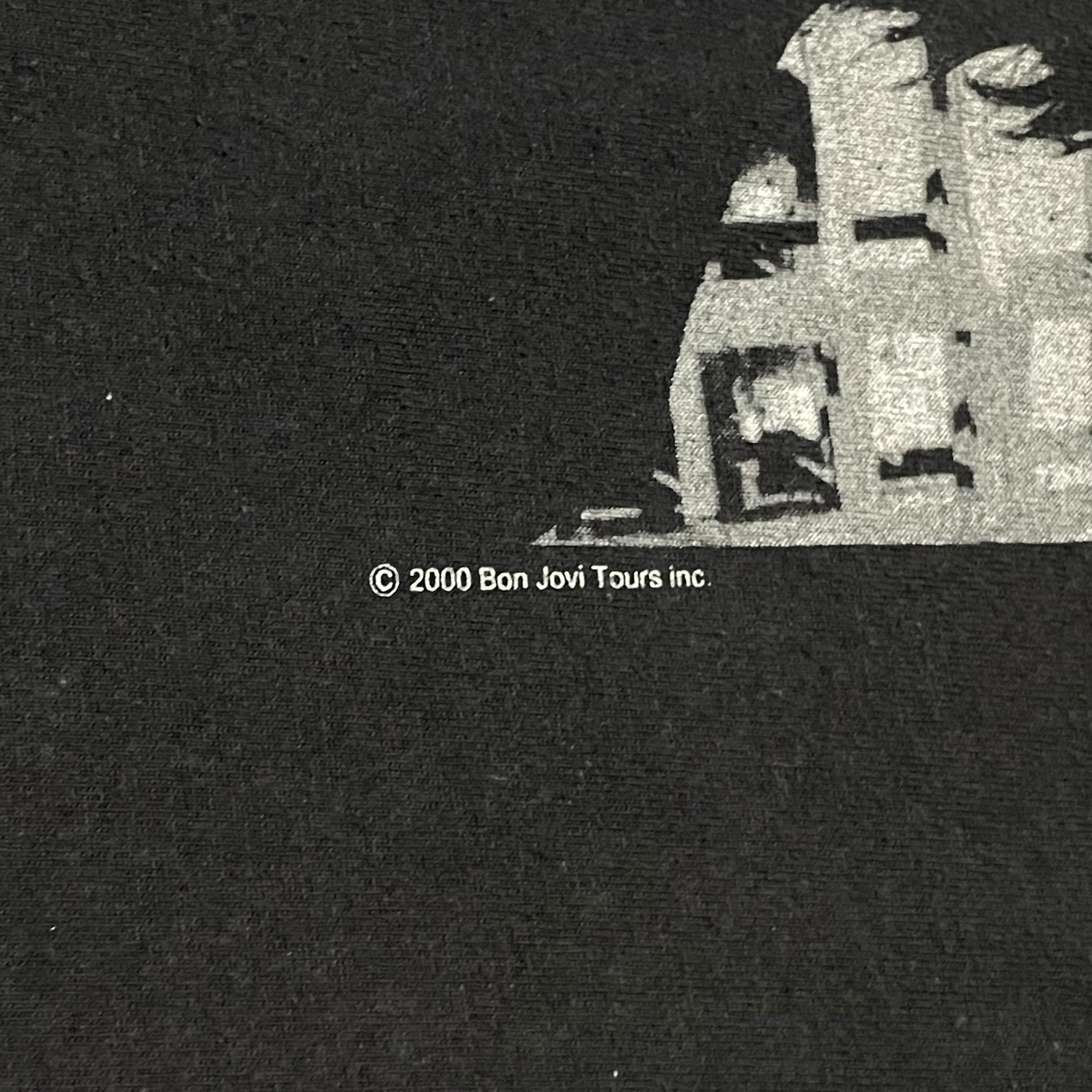 L】【00年代】Bon Jovi ボン・ジョヴィ CRUSH TOUR バンドTシャツ