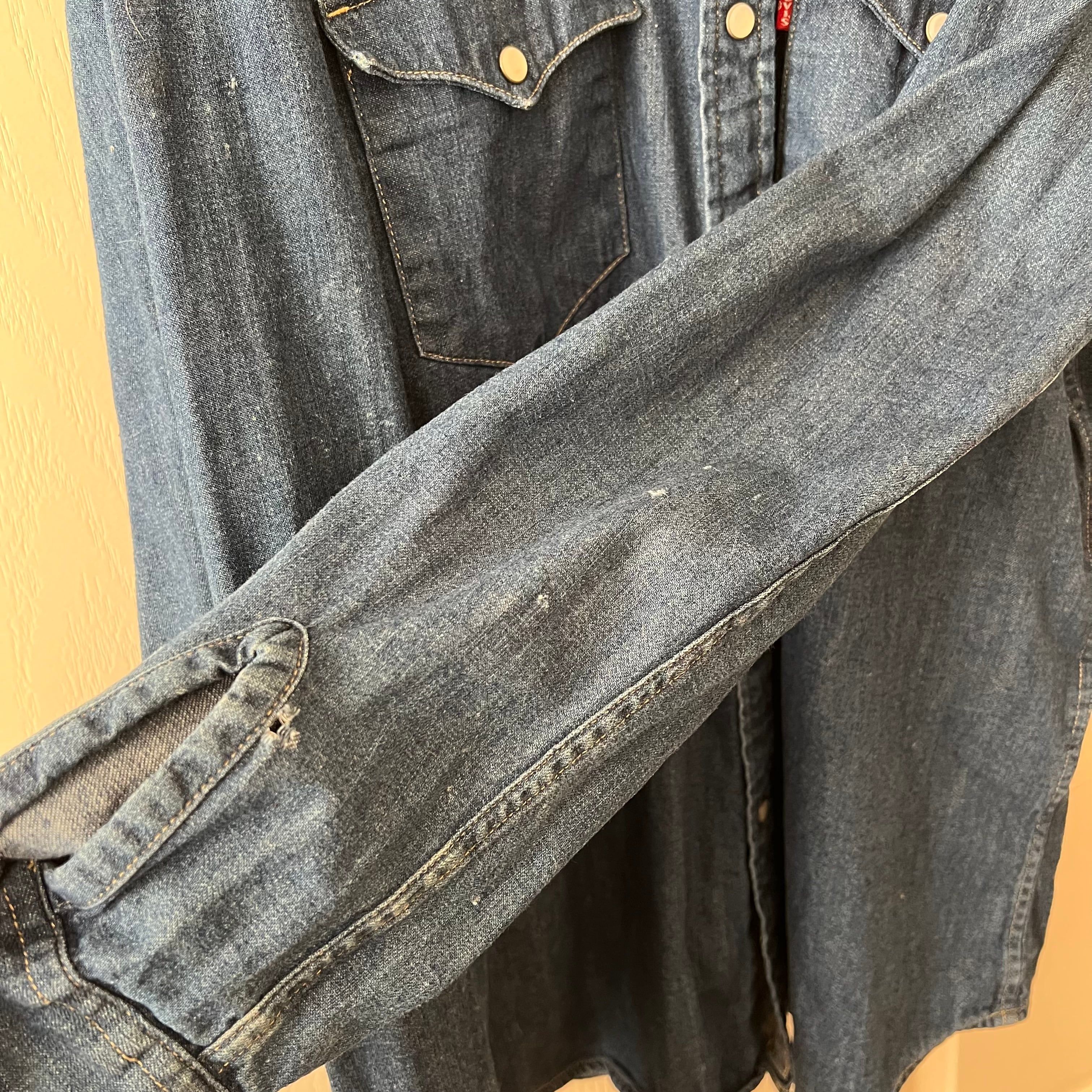 Levis デニムシャツ リーバイス ウエスタンシャツ L | 古着屋 RAF