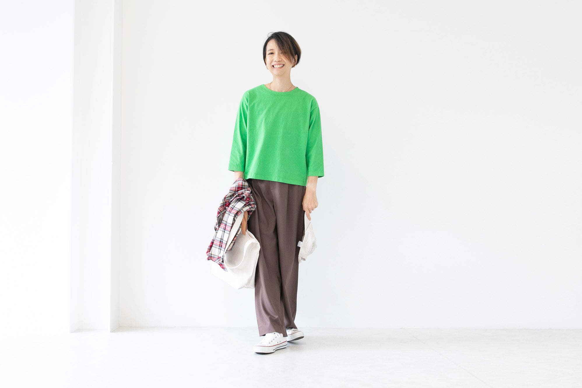 LANATEC SAXONY STRETCH - RELAX WIDE PANTS：ラナテックサキソニー