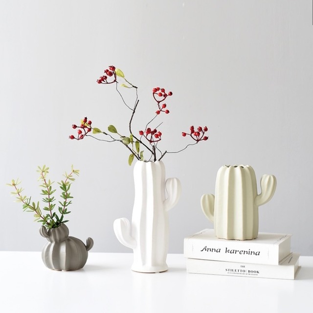 サボテン フラワーベース 花瓶 おしゃれ インテリア 雑貨 ユニーク ギフト プレゼント 北欧 3rooms