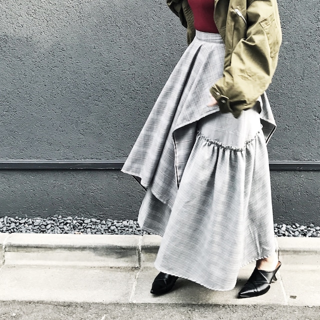 MIX PATTERN SKIRT