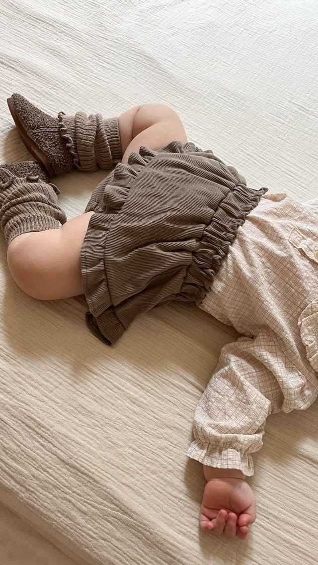 予約⌇mimi market / Ribbed tiered bloomers