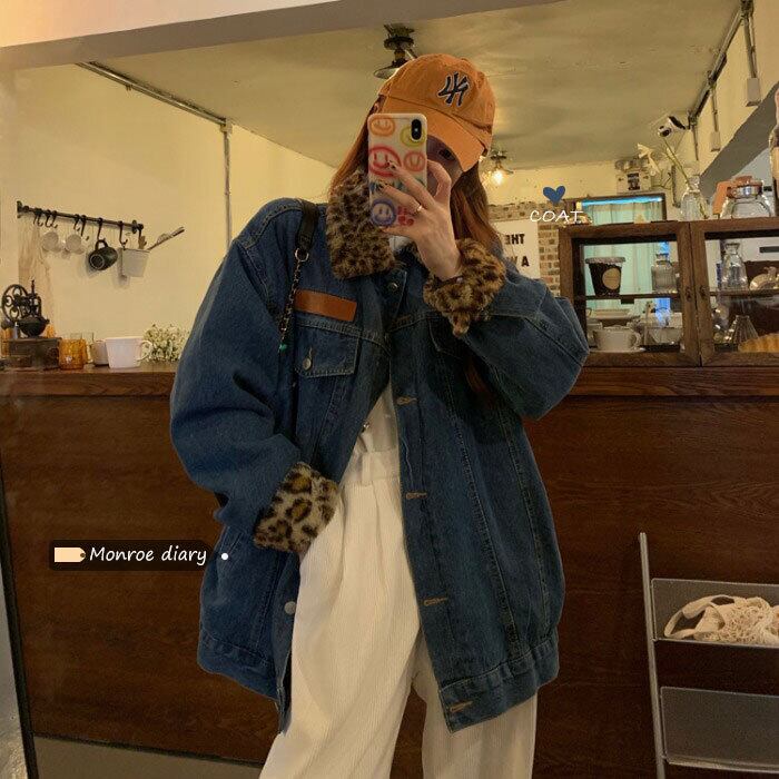 ジャケット オータムウィンタースタイルルーズトップス ロング 秋物 冬物 モンロー39207312767