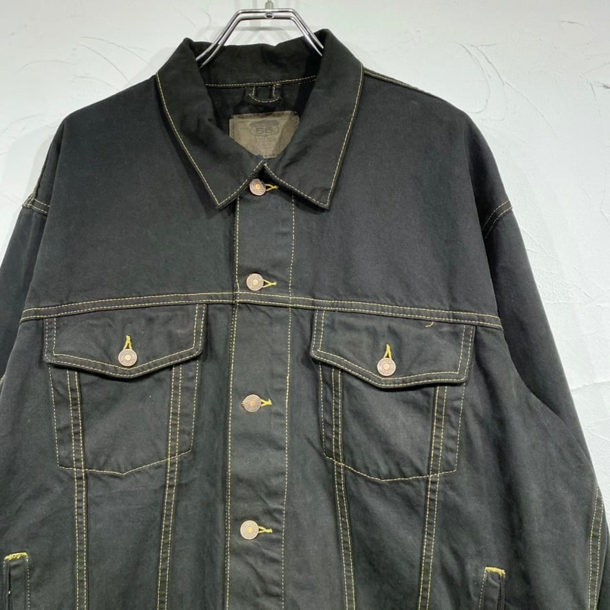00's Levi's 70507-0260 Black Denim Jacket 90年代 リーバイス