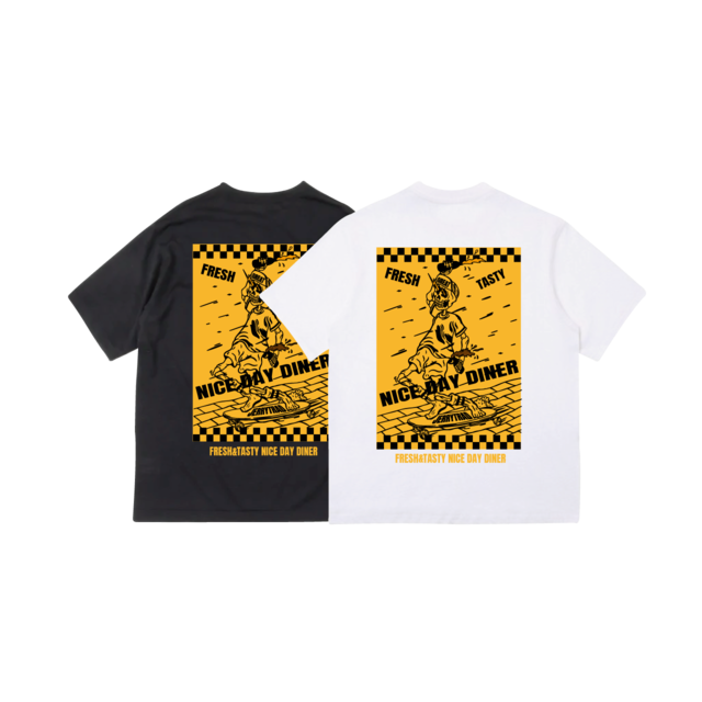 Nice Day DINER×JERRYTRAD Skull TEE