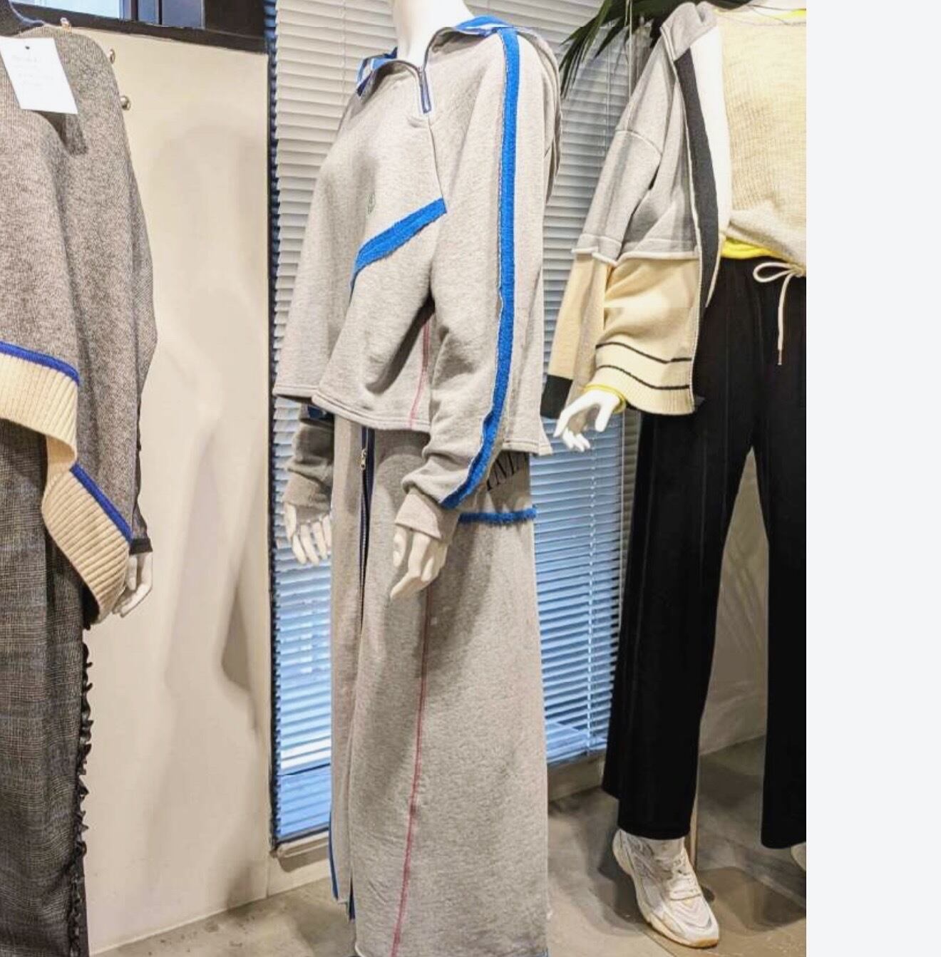 エイミーロウ Eimee Law 配色ボア裏毛フーディーZIP TOPS | Sister by