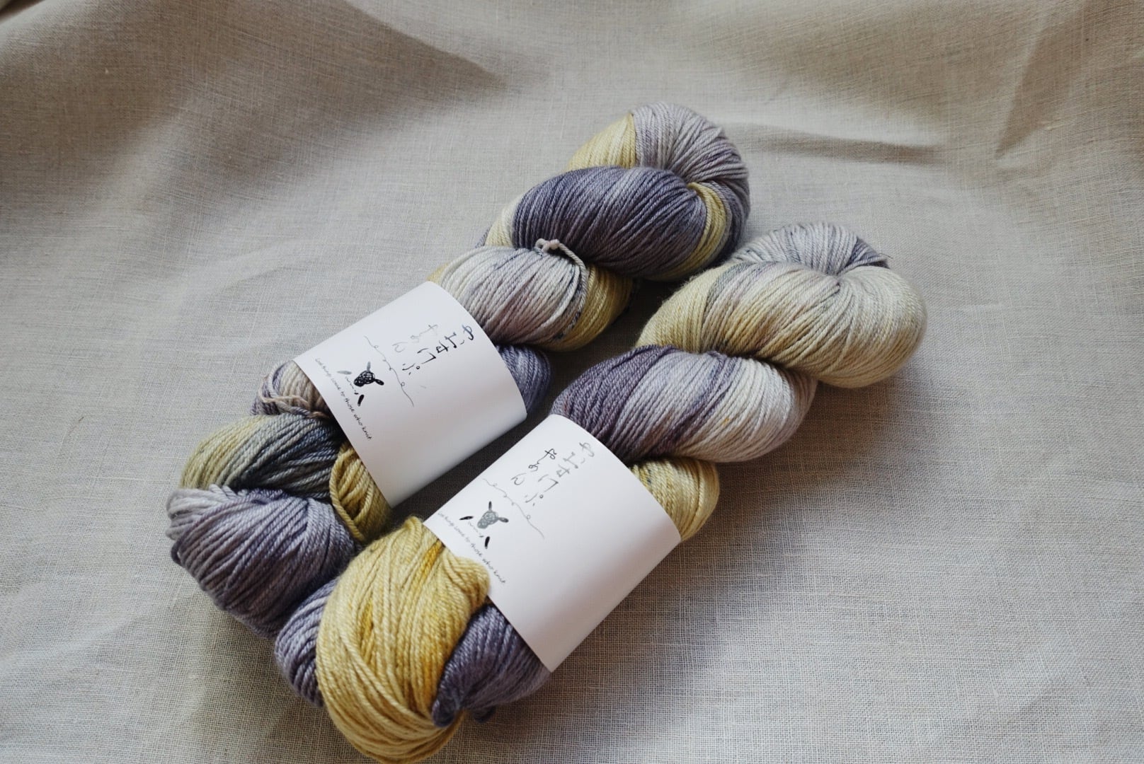 手染め糸]Premium Silk+Wool Sock_しのぶれど | 手染め毛糸のYaoskep Yarn