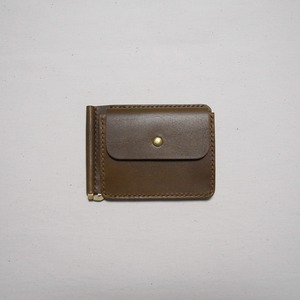 MONEY CLIP WALLET / OLIVE