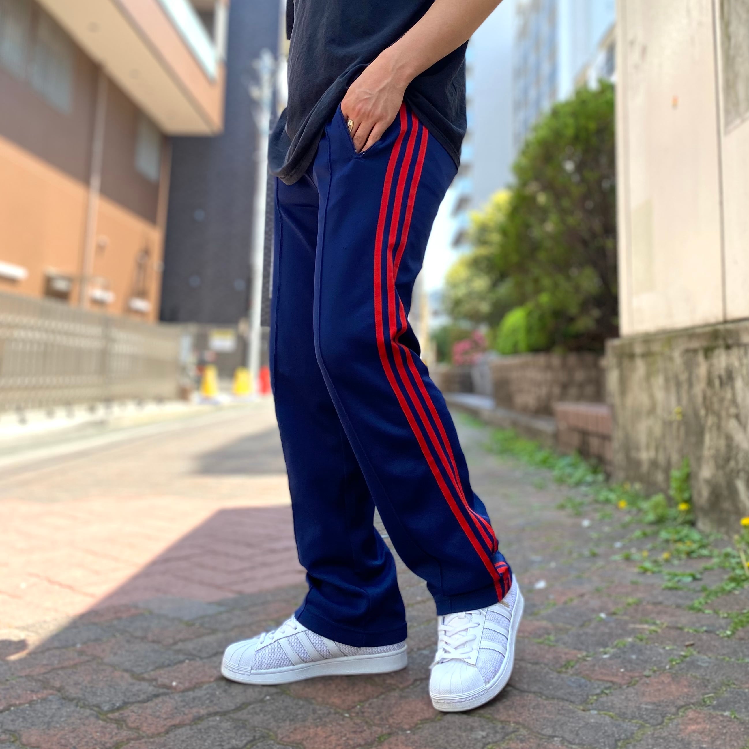 80年代 size：S【 adidas 】アディダス トラックパンツ ジャージ