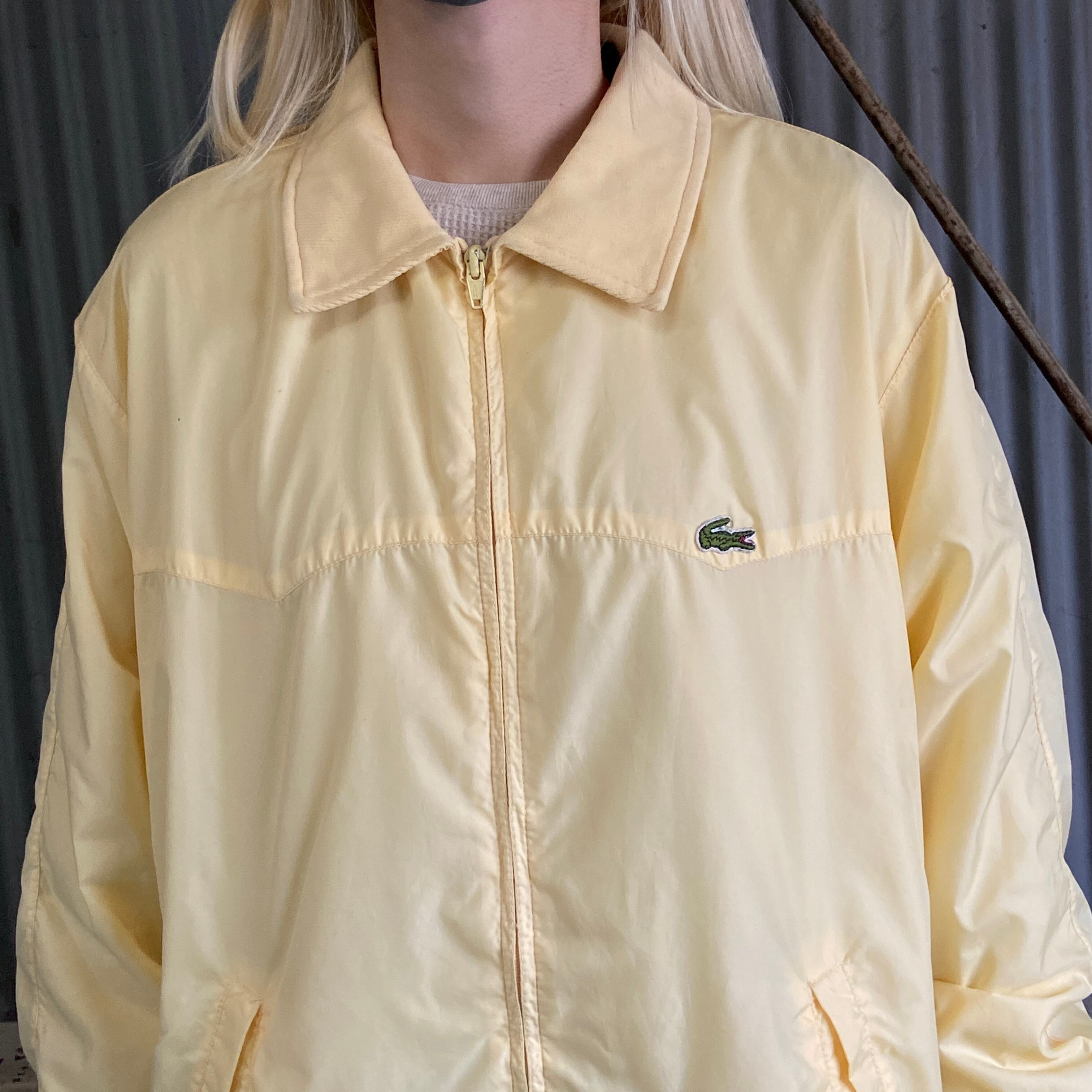 【70s】IZOD LACOSTE ナイロン アノラックパーカー 糸巻タグ