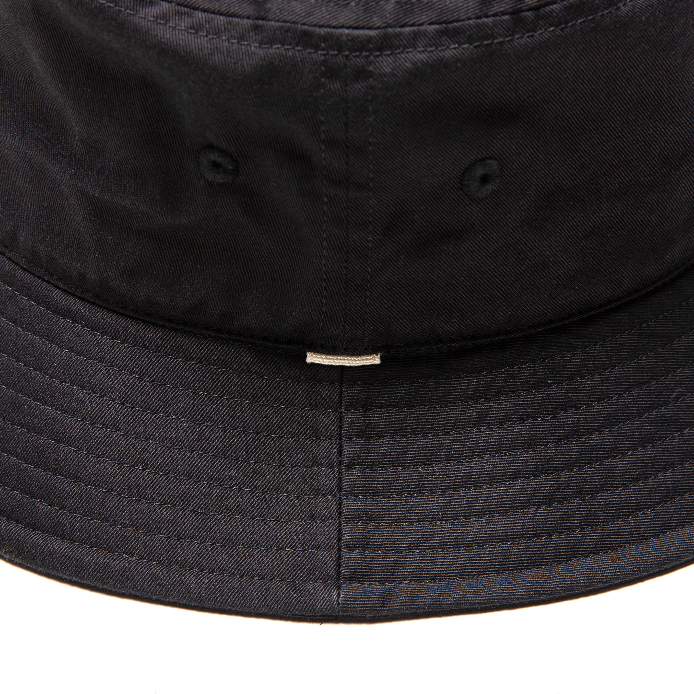 High Density Chino Cloth Bucket Hat (black) | OVY