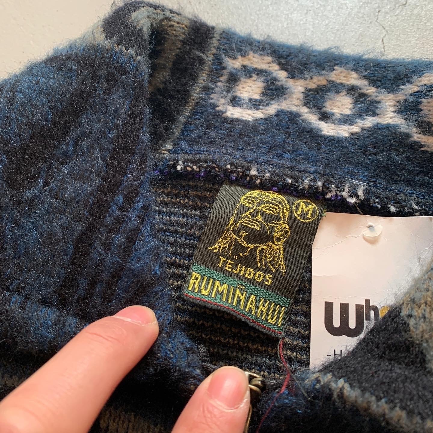 90s TEJIDOS full-zip native knit【高円寺店】 | What'z up