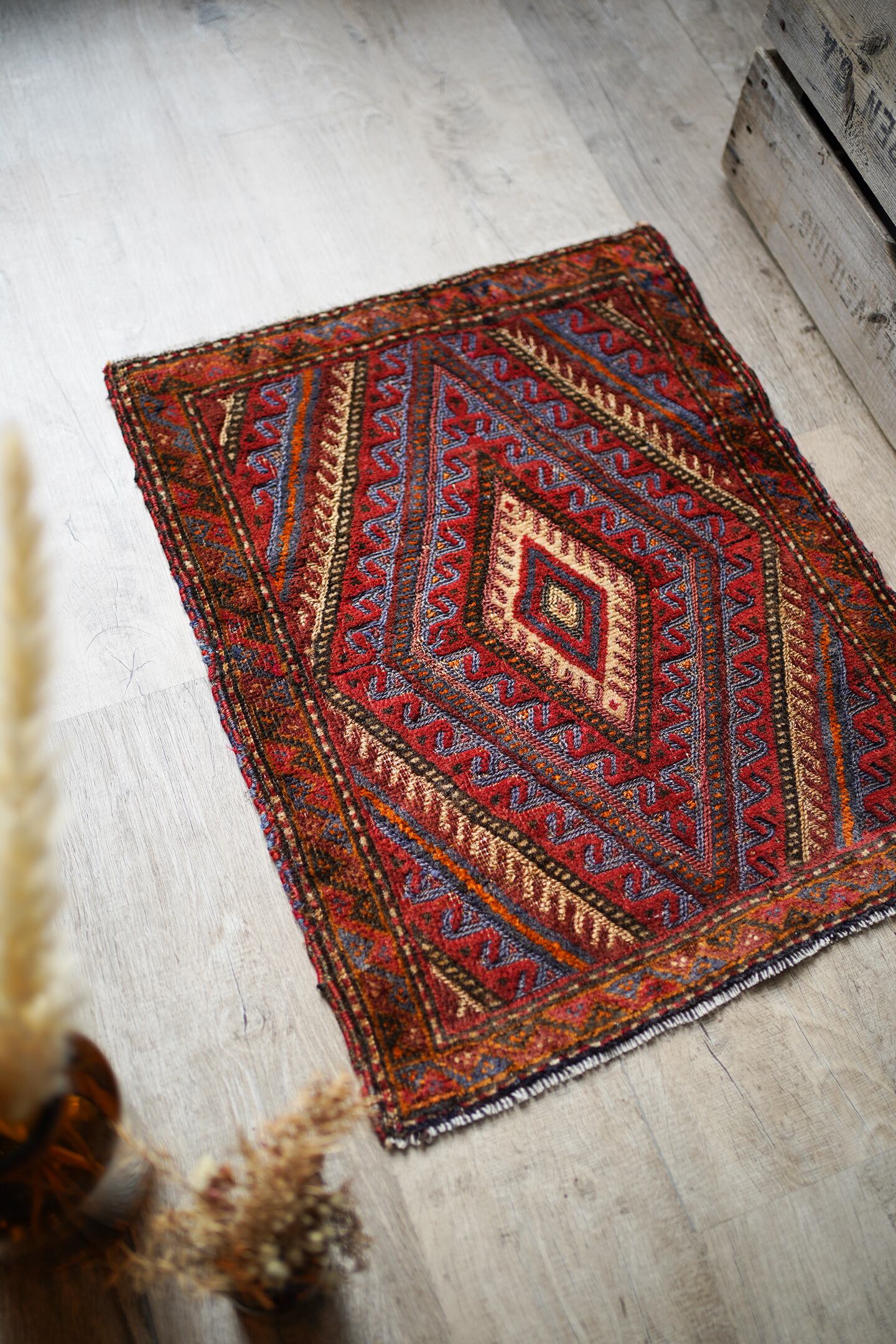 vintage rug, 159       【1684】