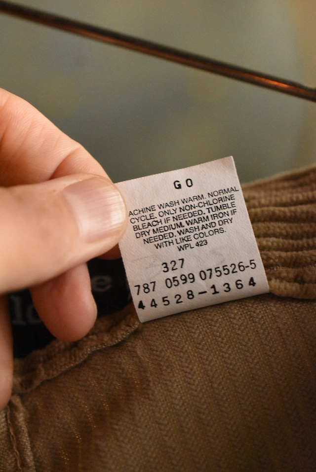 OK/90's "Levi's" silverTab corduroy pants.