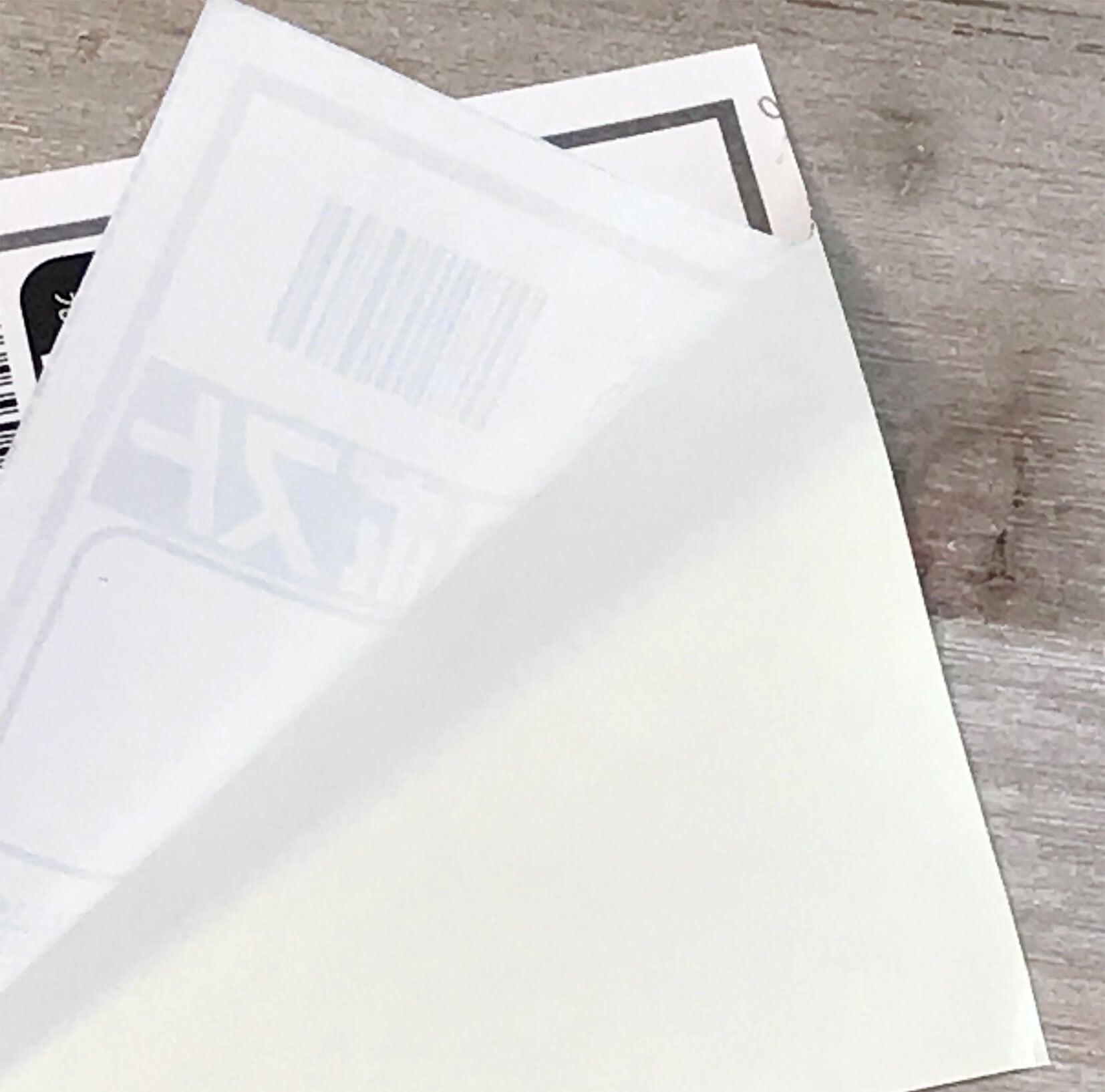 レターパック発送》無地 ラベルシール A4 W210×H297mm ノーカット 100