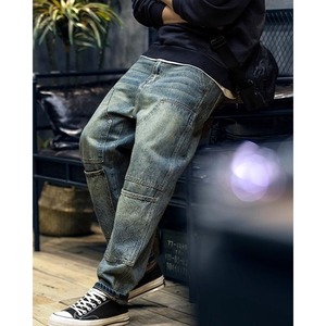 パッチワークデザイン デニムパンツ 10170