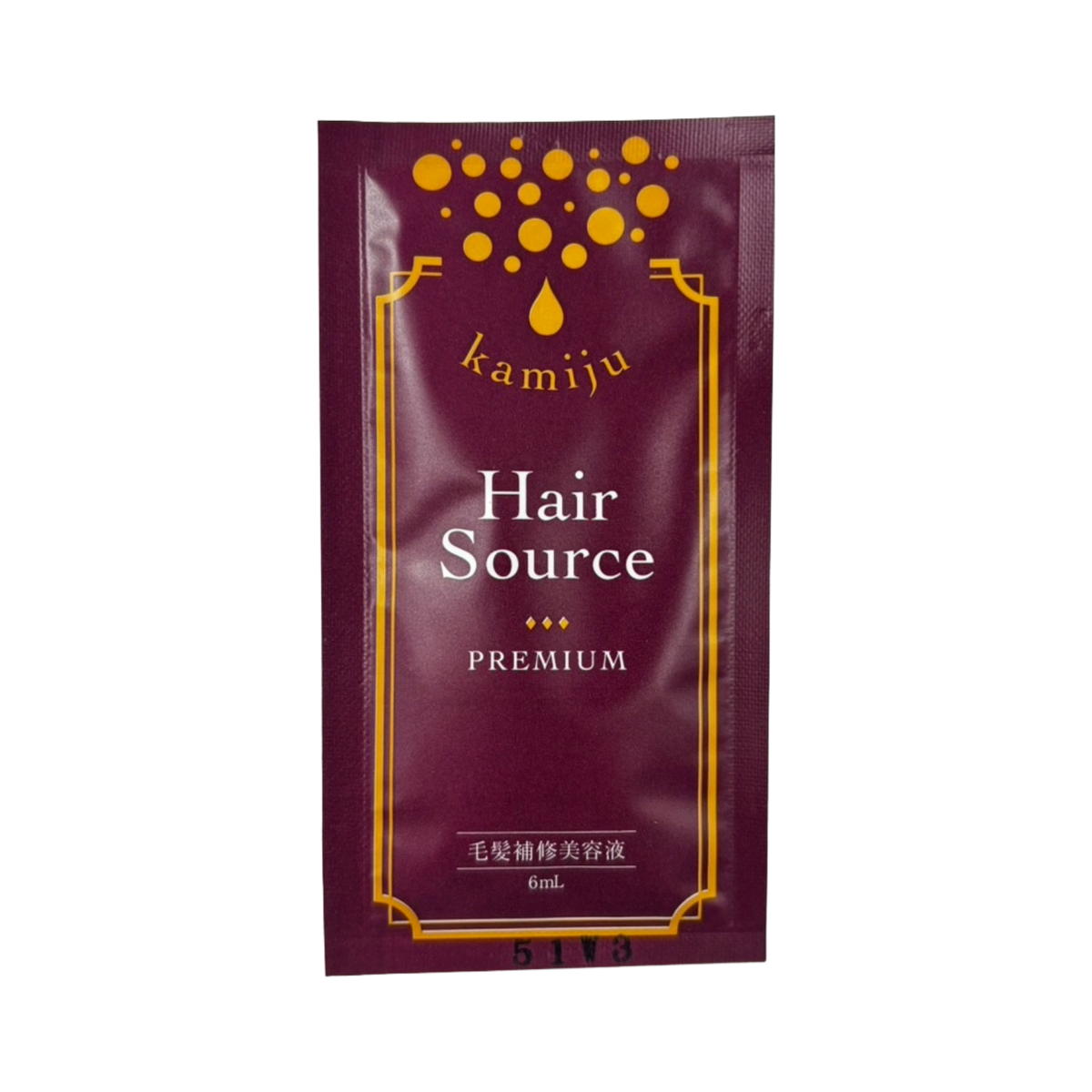 毛髪補修美容液】カミージュヘアソースプレミアム6mL1dayお試し