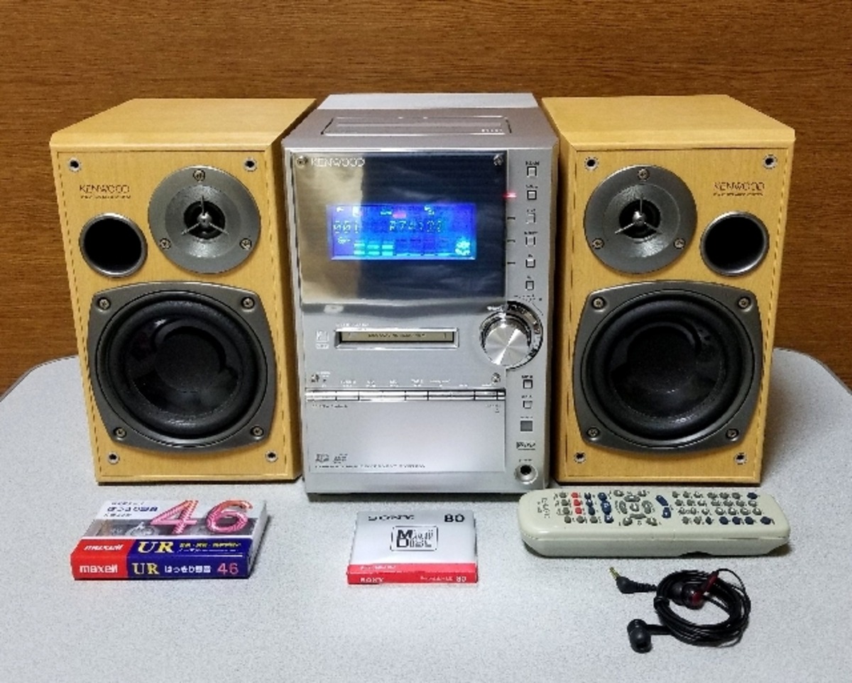 KENWOOD RXD-SL3MD CD・MD・カセット Hi-Fiシステム 美品・完動 