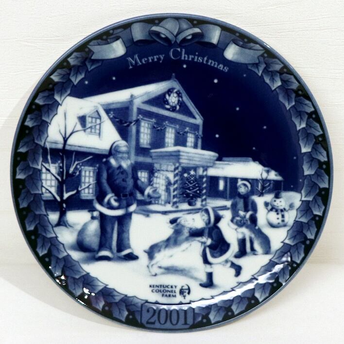 ケンタッキーフライドチキン・クリスマスプレート・2001・No.190618-18