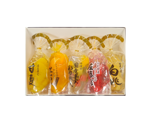 【果肉入りゼリー】彩り5種セット　※包装・御熨斗無料