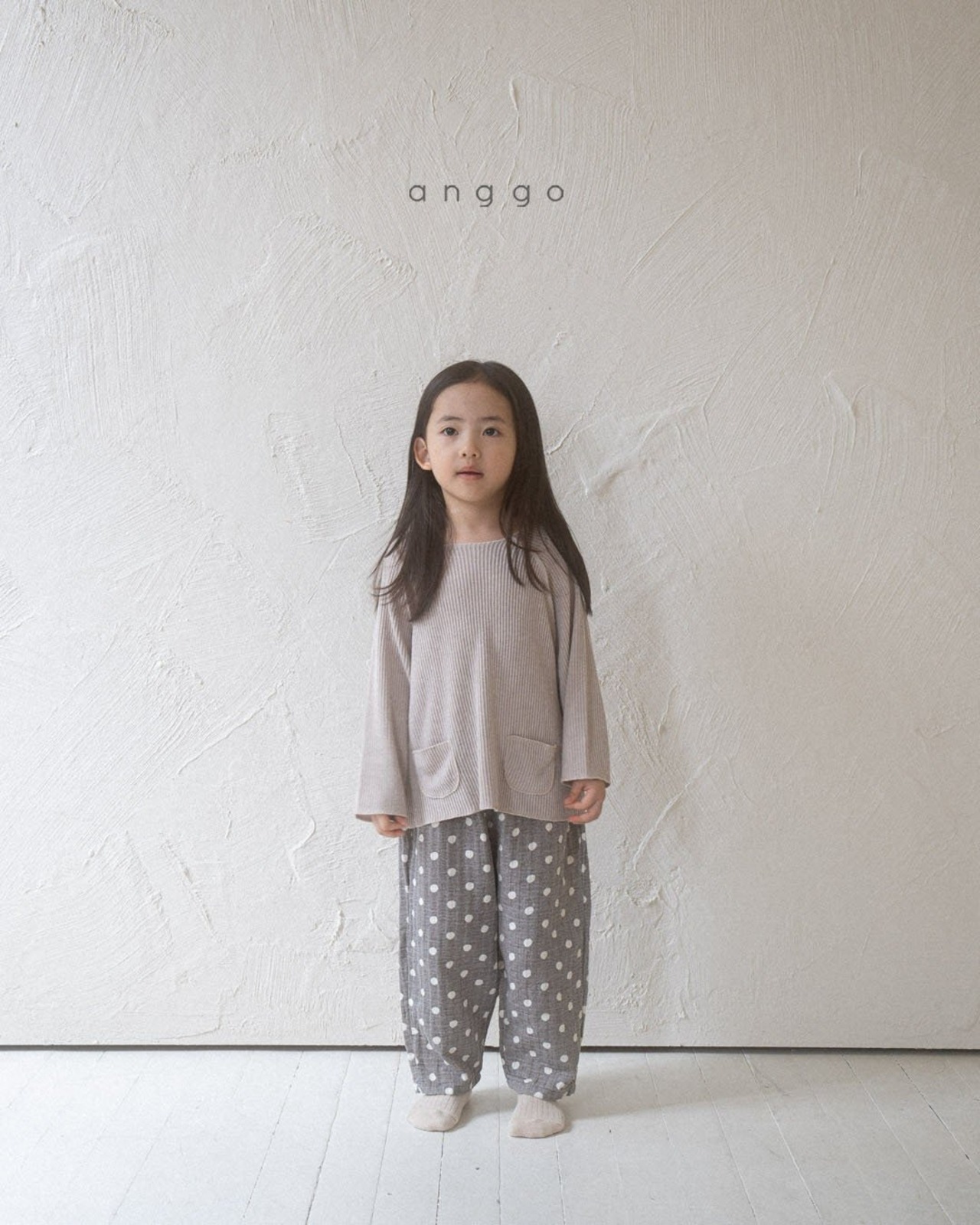 【anggo】ミルクティTシャツ ベージュ 80〜120cm 240850 - 12