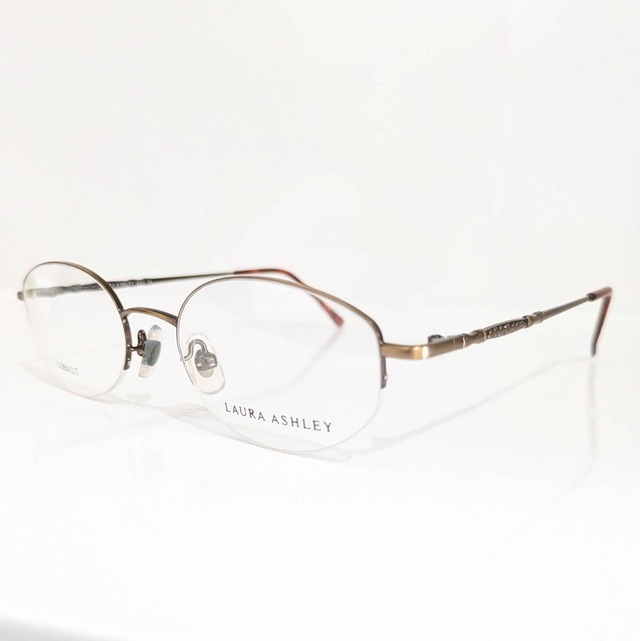 【LAURA ASHLEY】屈折率1.67遠近両用セット　ナイロール　アンティークブロンズ