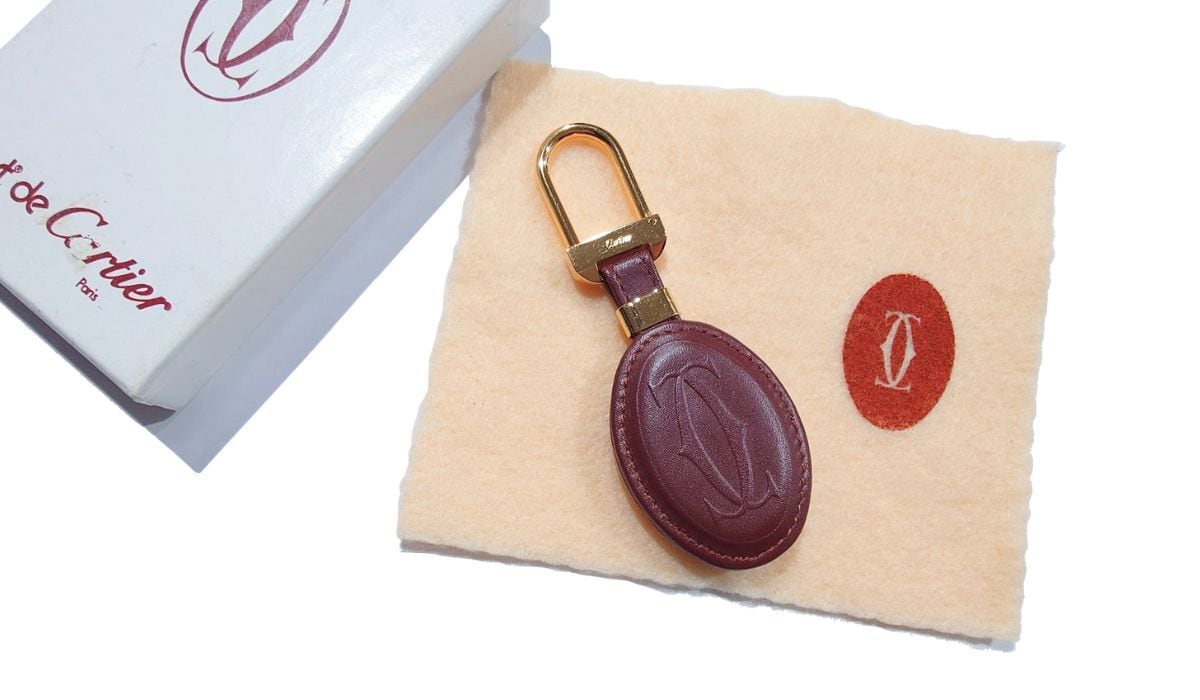 Cartier カルティエ マストライン 2C キーホルダー キーリング 