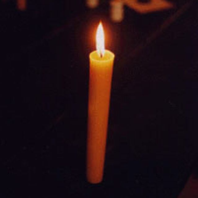 J-200 和形 20cm 上部直径28mm かんな削り 蜜ろうそく | 蜜蝋工房