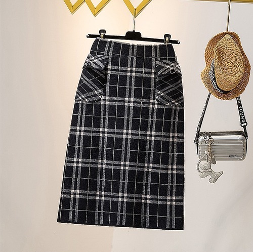 【大きいサイズM-3XL】【秋冬新作】ファッションスカート#schmnc-212717