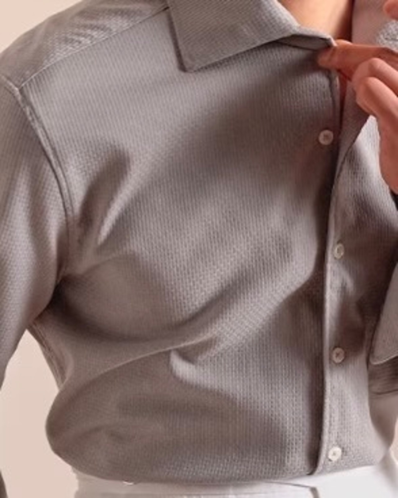 【首元端麗】ワンピースカラーシャツ