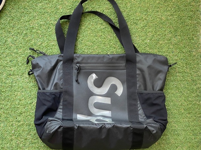 Supreme ZIP TOTE BAG BLACK 247914