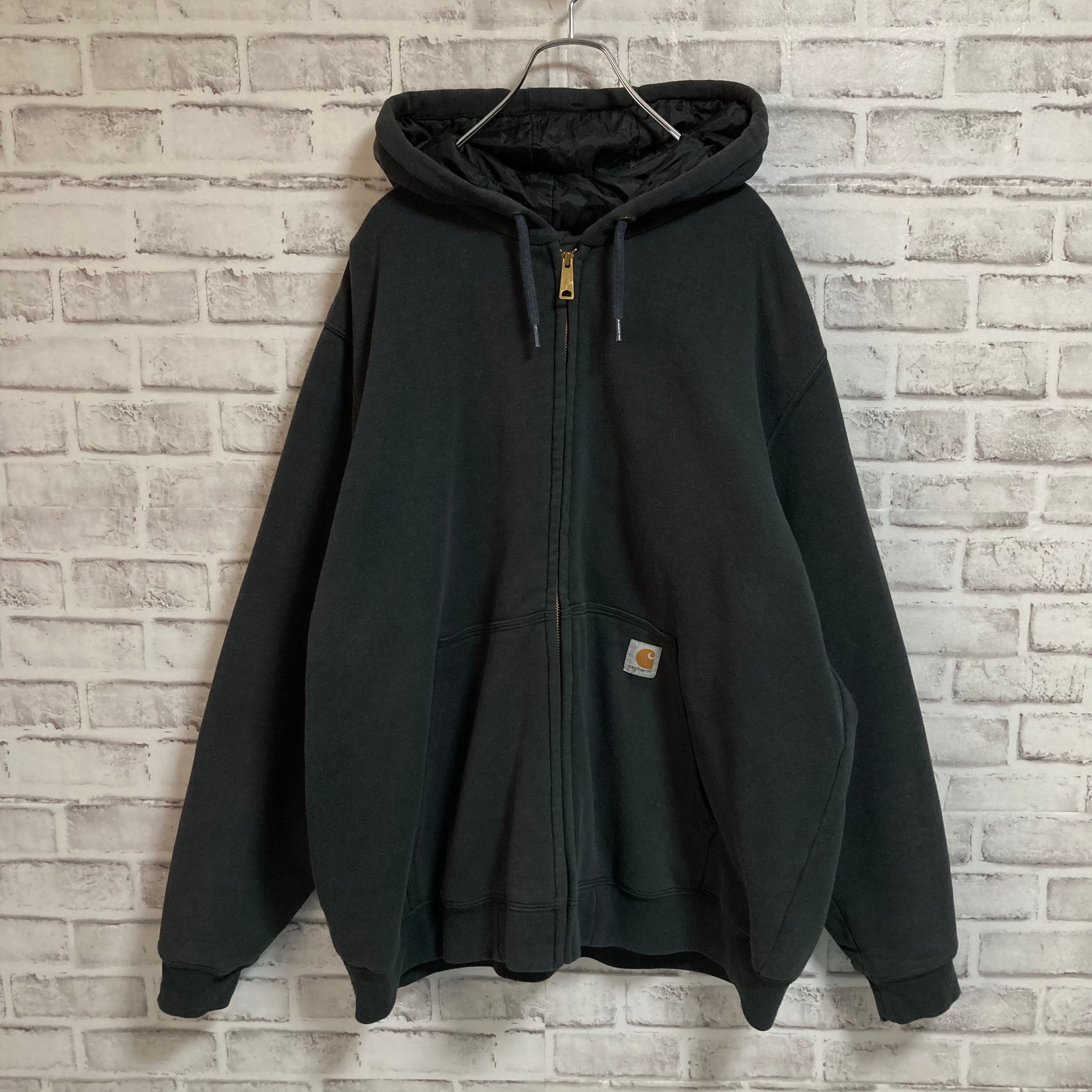 carhartt】Zip Hoodie XL 2000s Y2K ジップパーカー フーディ 刺繍タグ