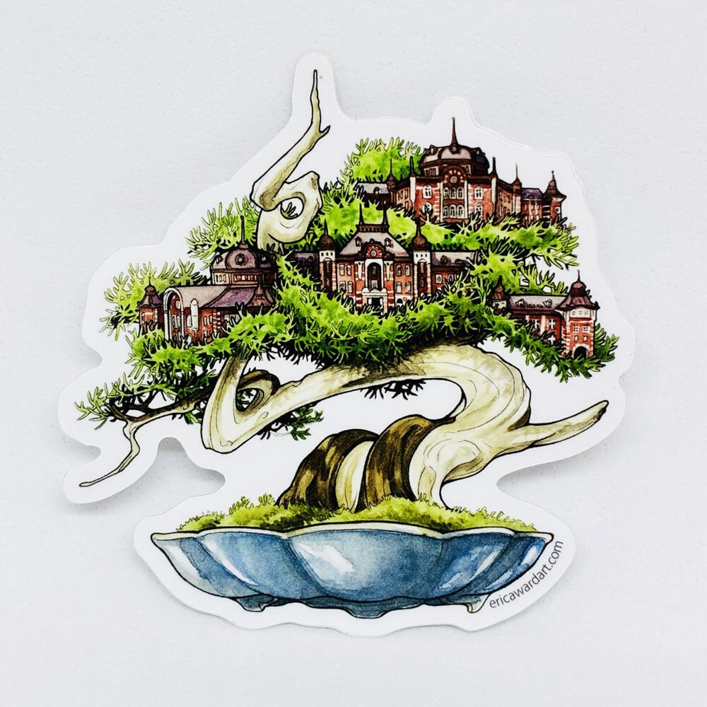 山手盆栽：東京/ ステッカー / エリカ・ワード /