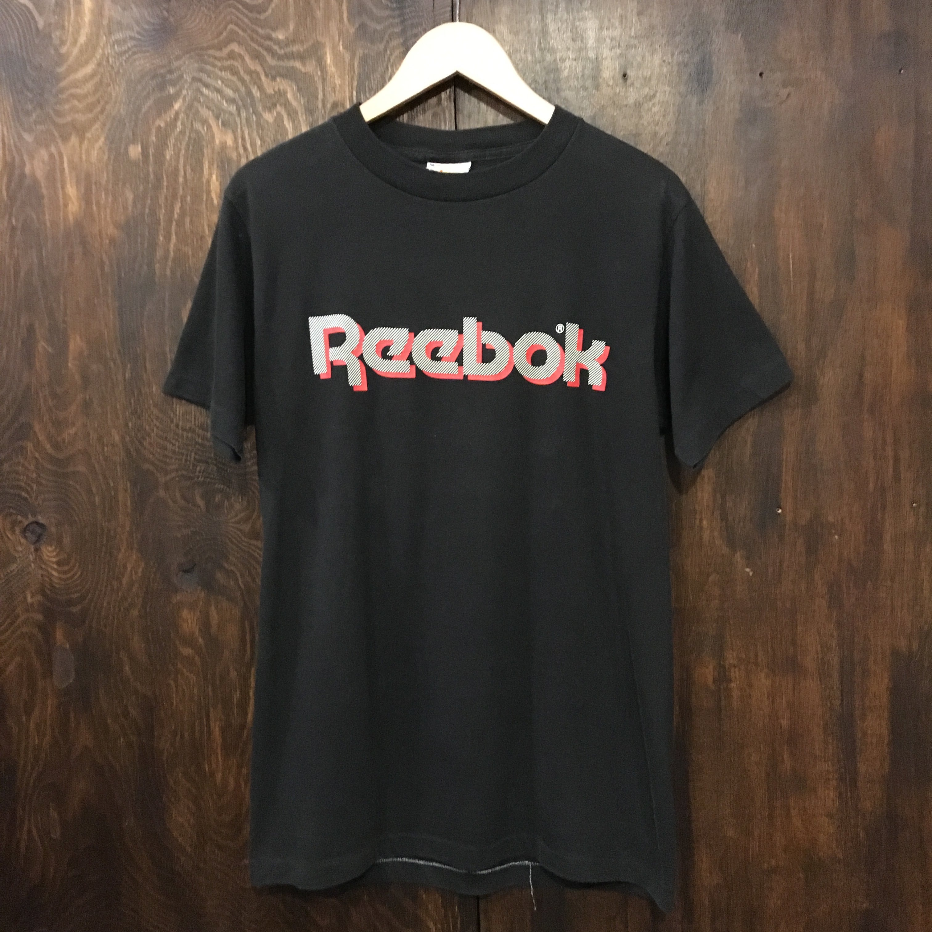 REEBOK リーボック 80年代 OLD 半袖 Tシャツ ロゴ プリント アメリカ製 ロゴT SANDINISTA!STUDIO